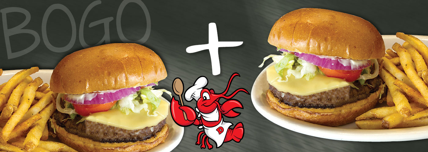 Dodie's Rockwall 2 for 1 cheesburgers lunch BOGO