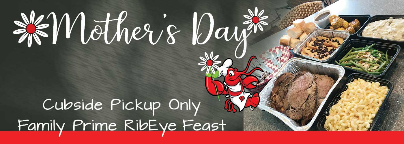 Dodie's Rockwall Mothers Day Curbside ToGo pPrime Rib Eye dinner 2020